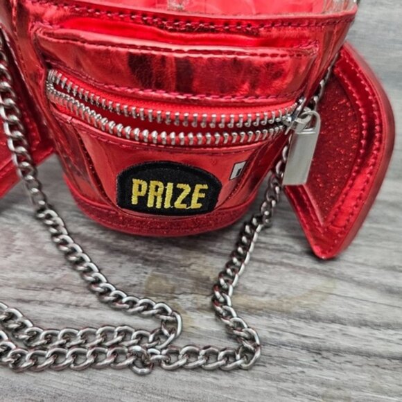 DISNEY PIXAR Toy Story Clear Pizza Planet Spaceship Claw Machine Crossbody Bag - Picture 11 of 12